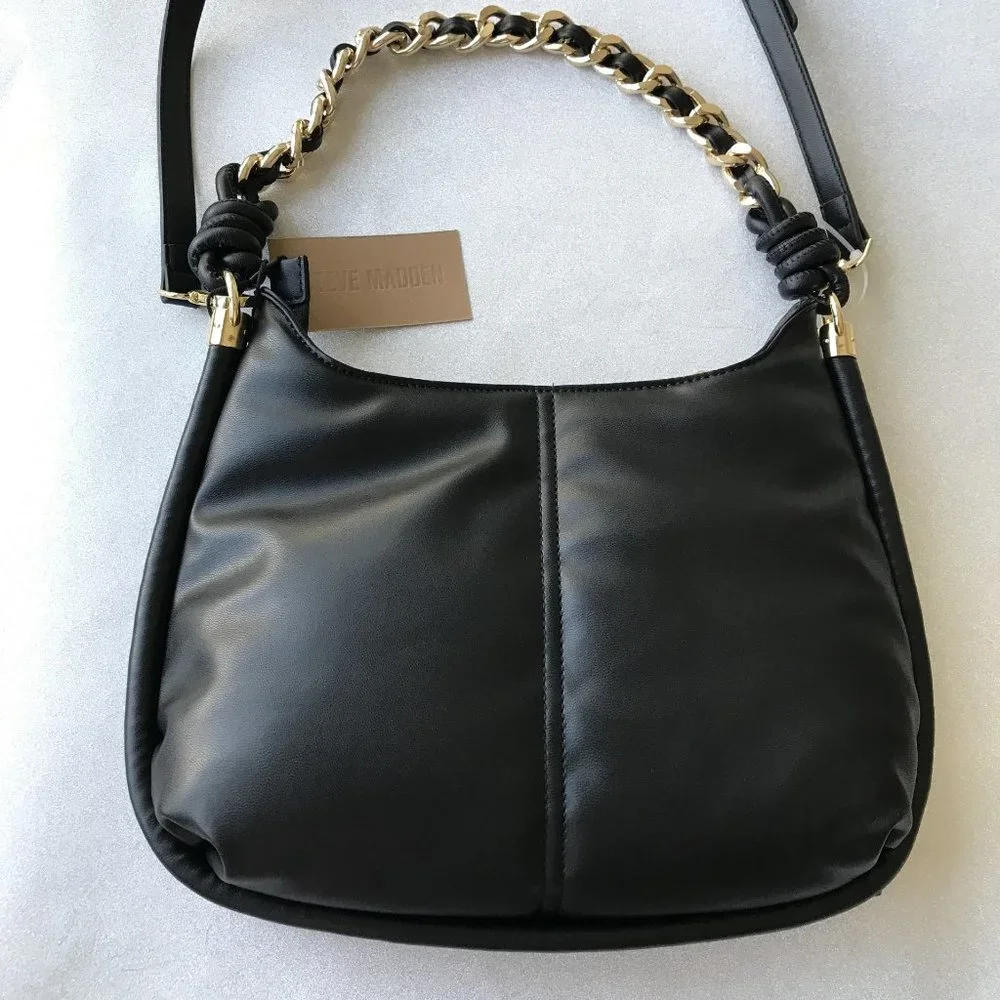 STEVE MADDEN Bcammi Hobo SHOULDER BAG  Balck   13
